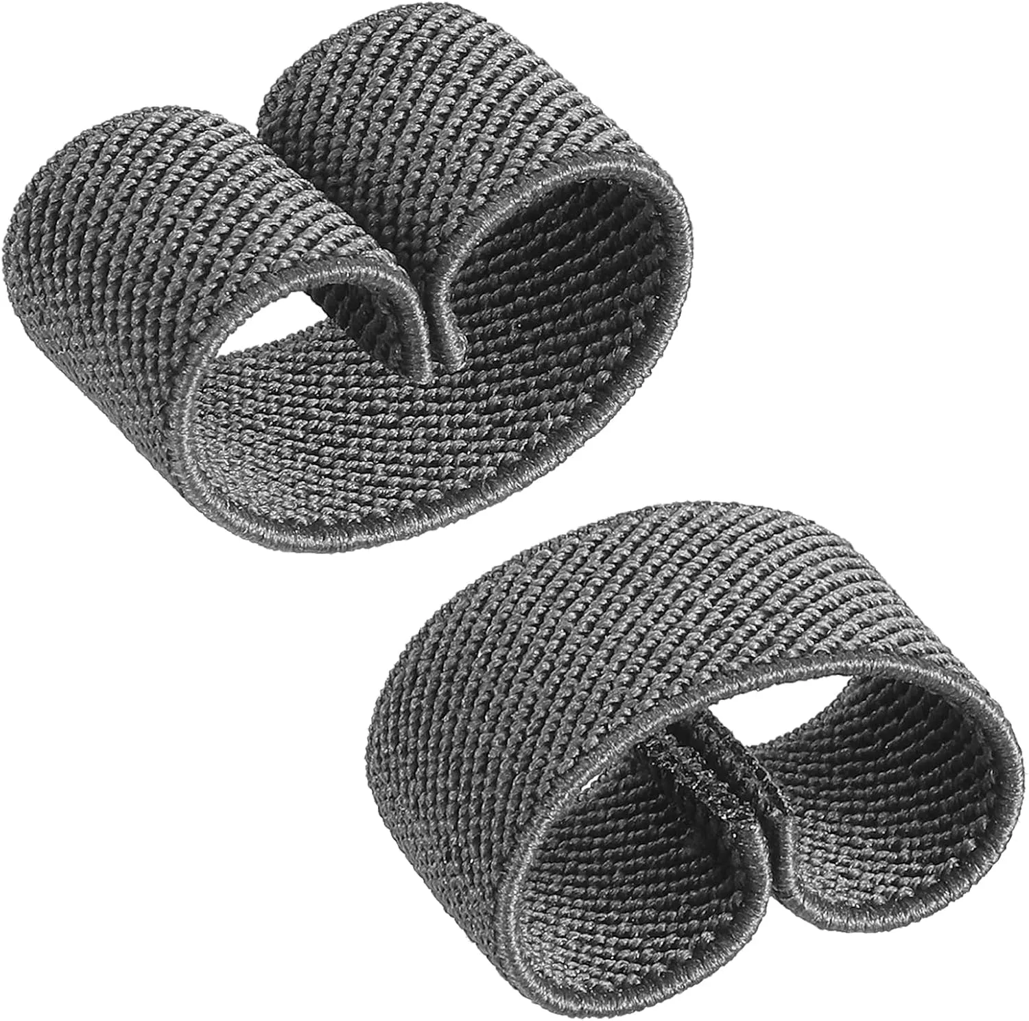 10 Pcs Elastic Belt Keepers Strap Organizers Web Belt Loop Stays Backpack/Harness Straps Holder Retainer Band for 1.5" -2" Wide Belts/Straps