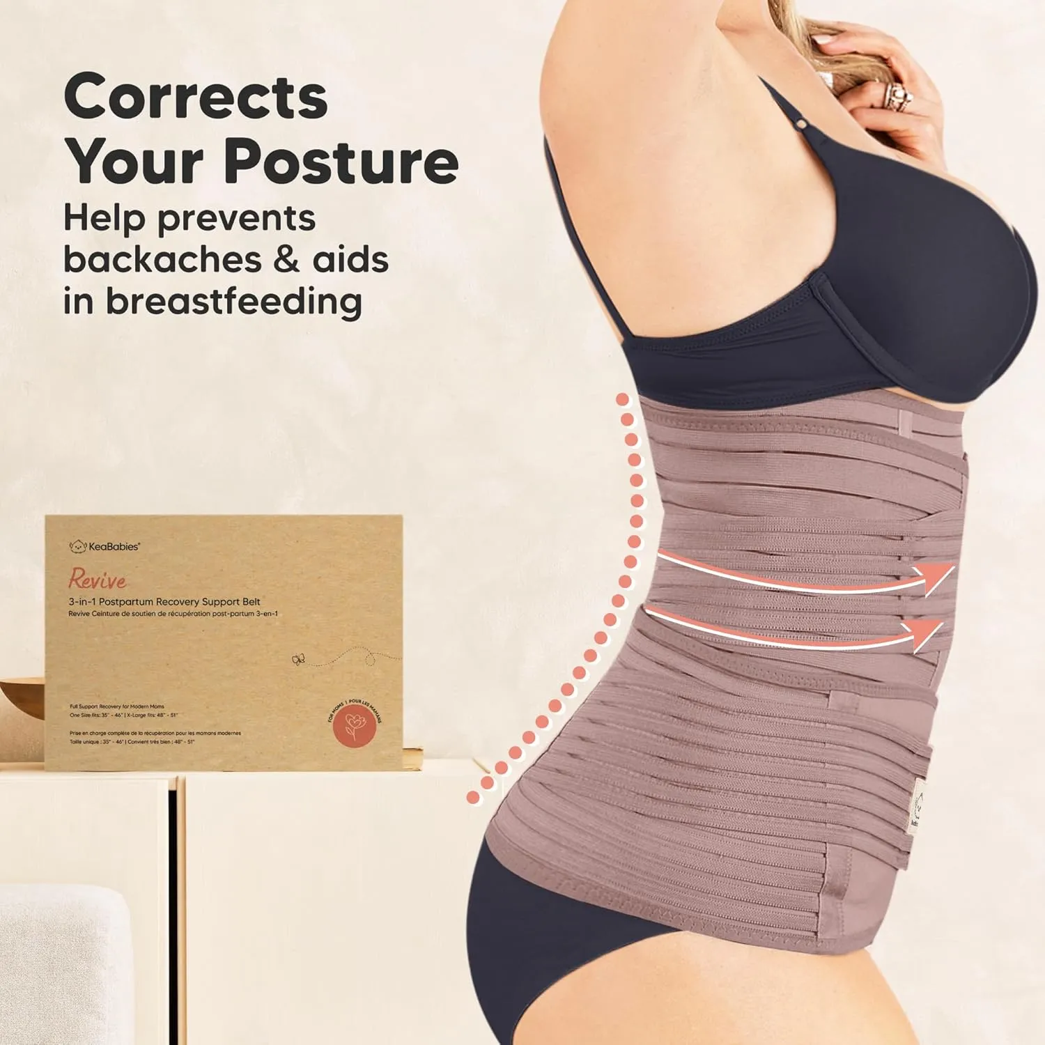 3 in 1 Postpartum Belly Support Recovery Wrap  Postpartum Belly Band, After Birth Brace, Slimming Girdles, Body Shaper Waist Shapewear, Post Surgery Pregnancy Belly Support Band (Dusty Plum, XL)