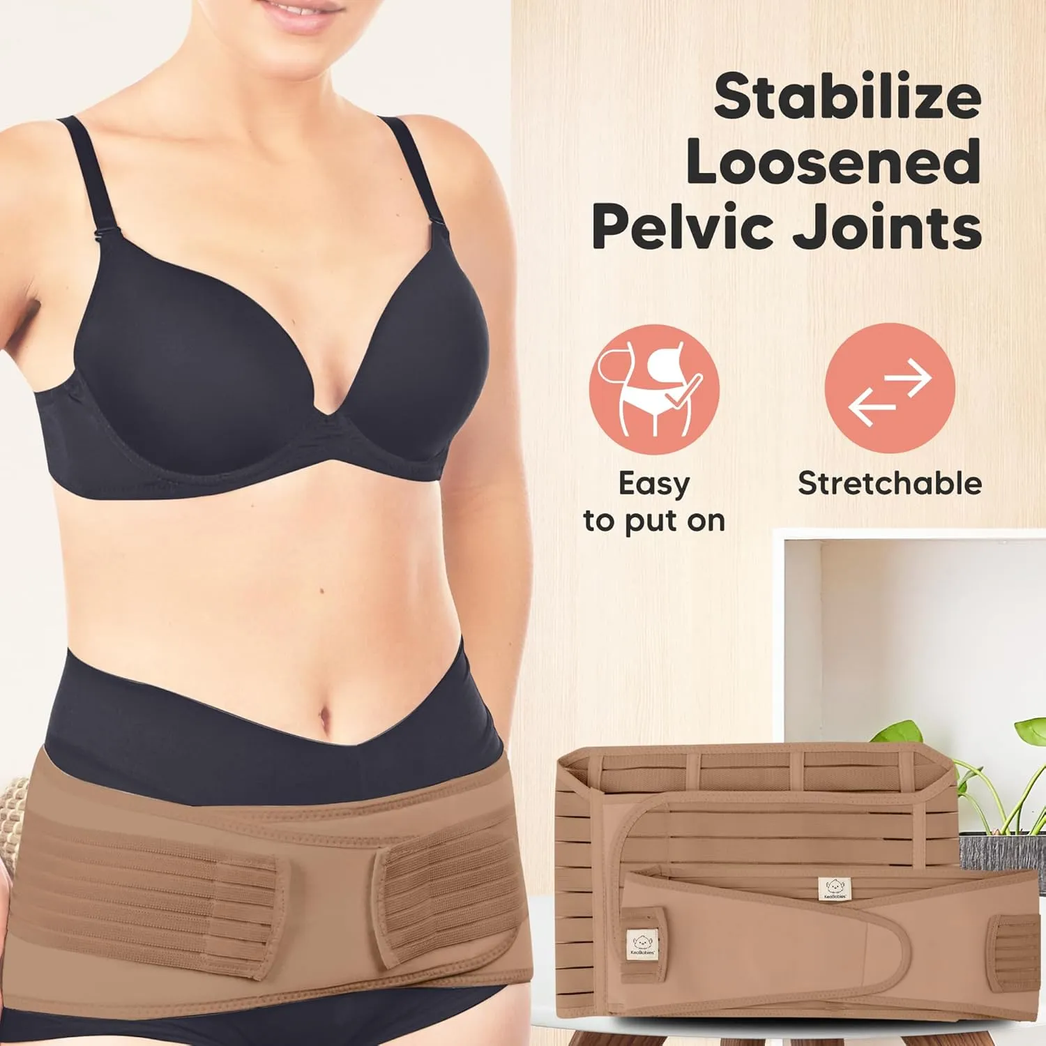 3 in 1 Postpartum Belly Support Recovery Wrap  Postpartum Belly Band, After Birth Brace, Slimming Girdles, Body Shaper Waist Shapewear, Post Surgery Pregnancy Belly Support Band (Dusty Plum, XL)