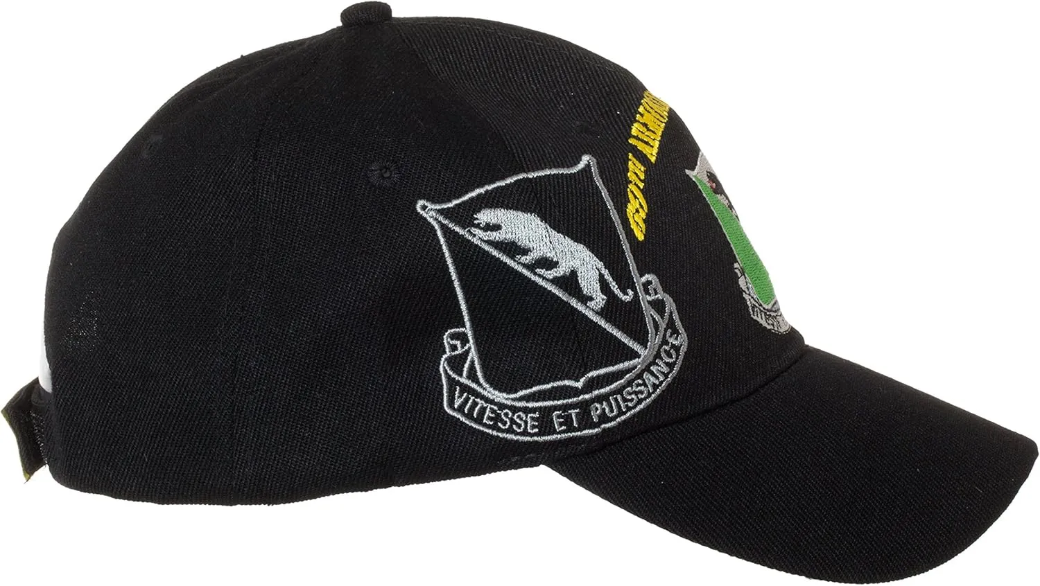 Artisan Owl Officially Licensed US Army Armored Division Black Embroidered Baseball Cap - Multiple Divisions Available! 