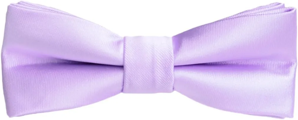 Black n Bianco Boys' Satin Modern Bow Tie Pre-Tied