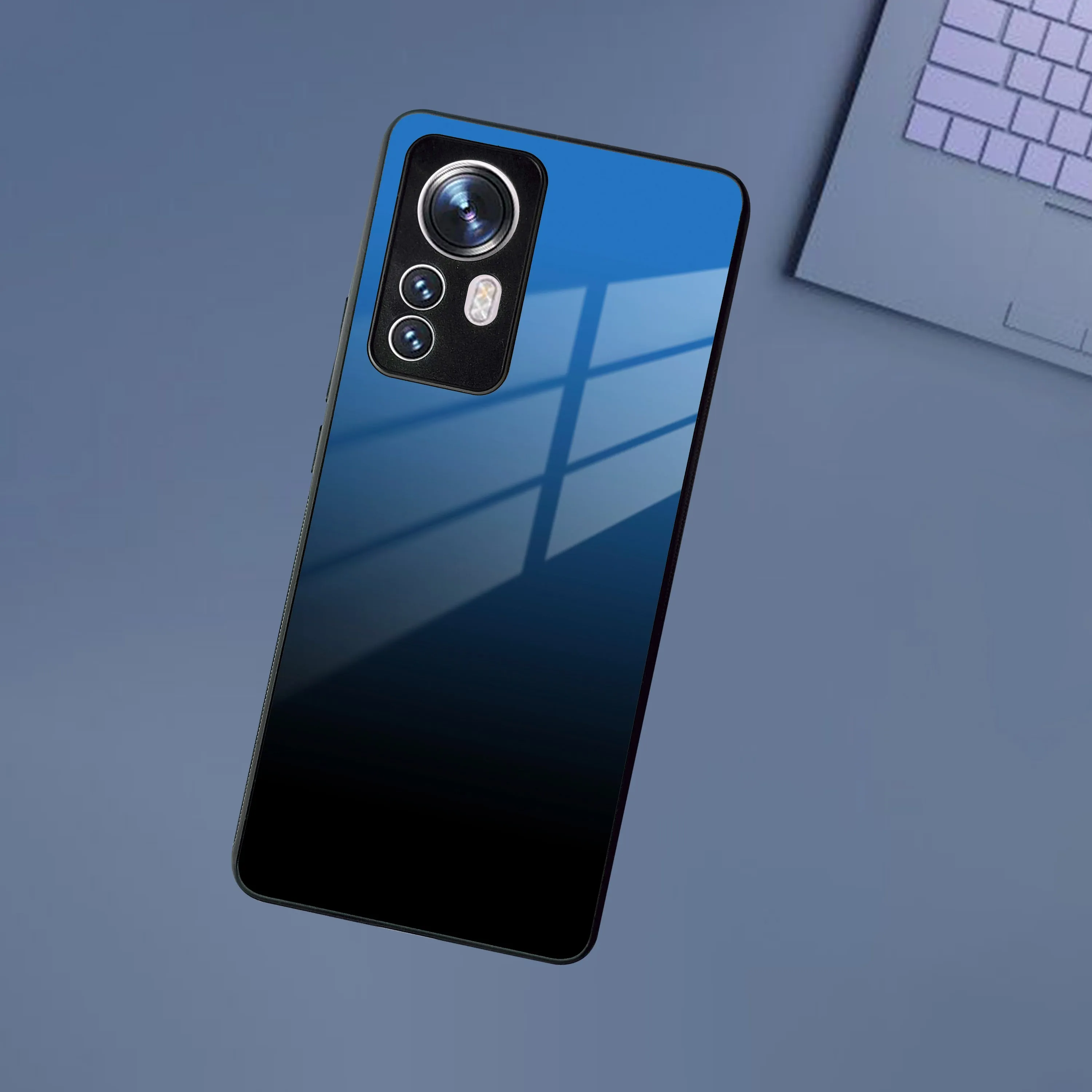 Blue Gradient Glass Case Cover For Redmi/Xiaomi