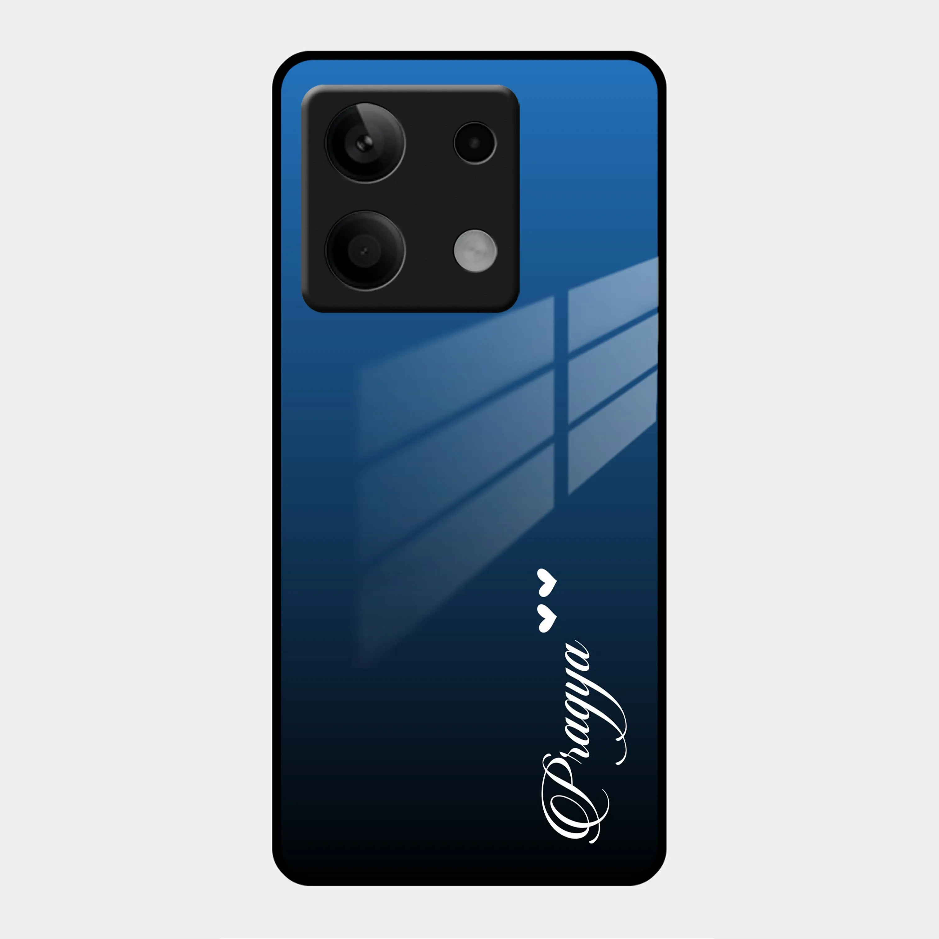 Blue Gradient Glass Case Cover For Redmi/Xiaomi