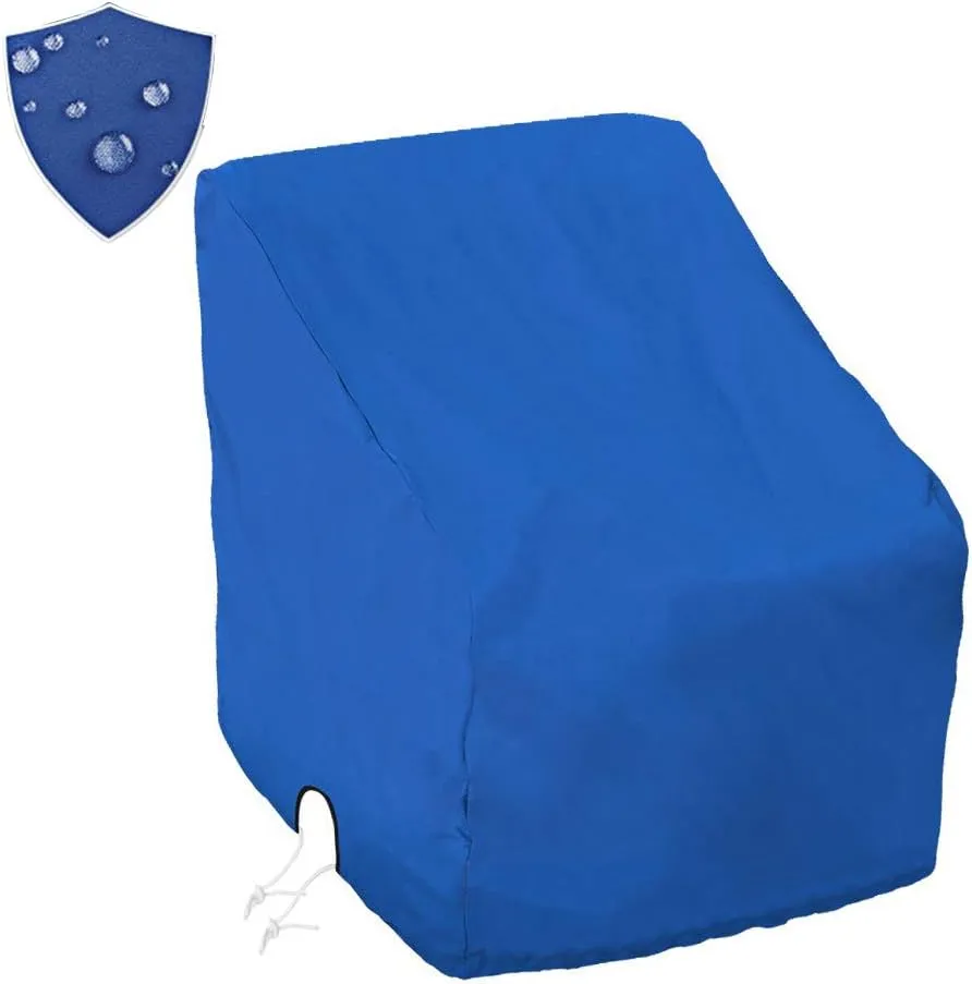 Boat Center Console Cover Medium Size 600D Blue Heavy Duty Waterproof Cover