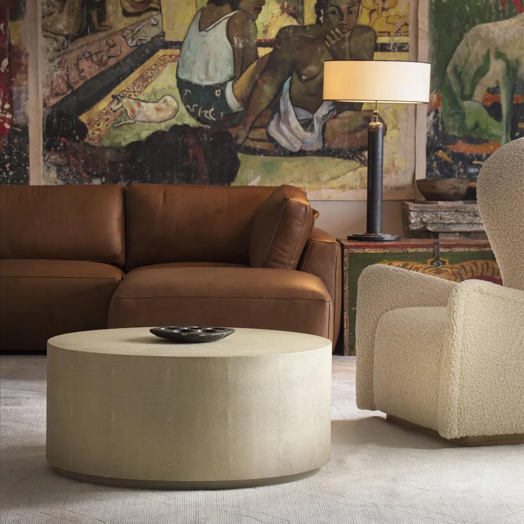 Braden Ivory Round Coffee Table
