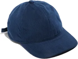 Croogo Flat Bill Cap Classic Corduroy Baseball Cap for Men Women Dad Hat 6 Panel Flat Brimmed Camper Hats Visor Sports Cap