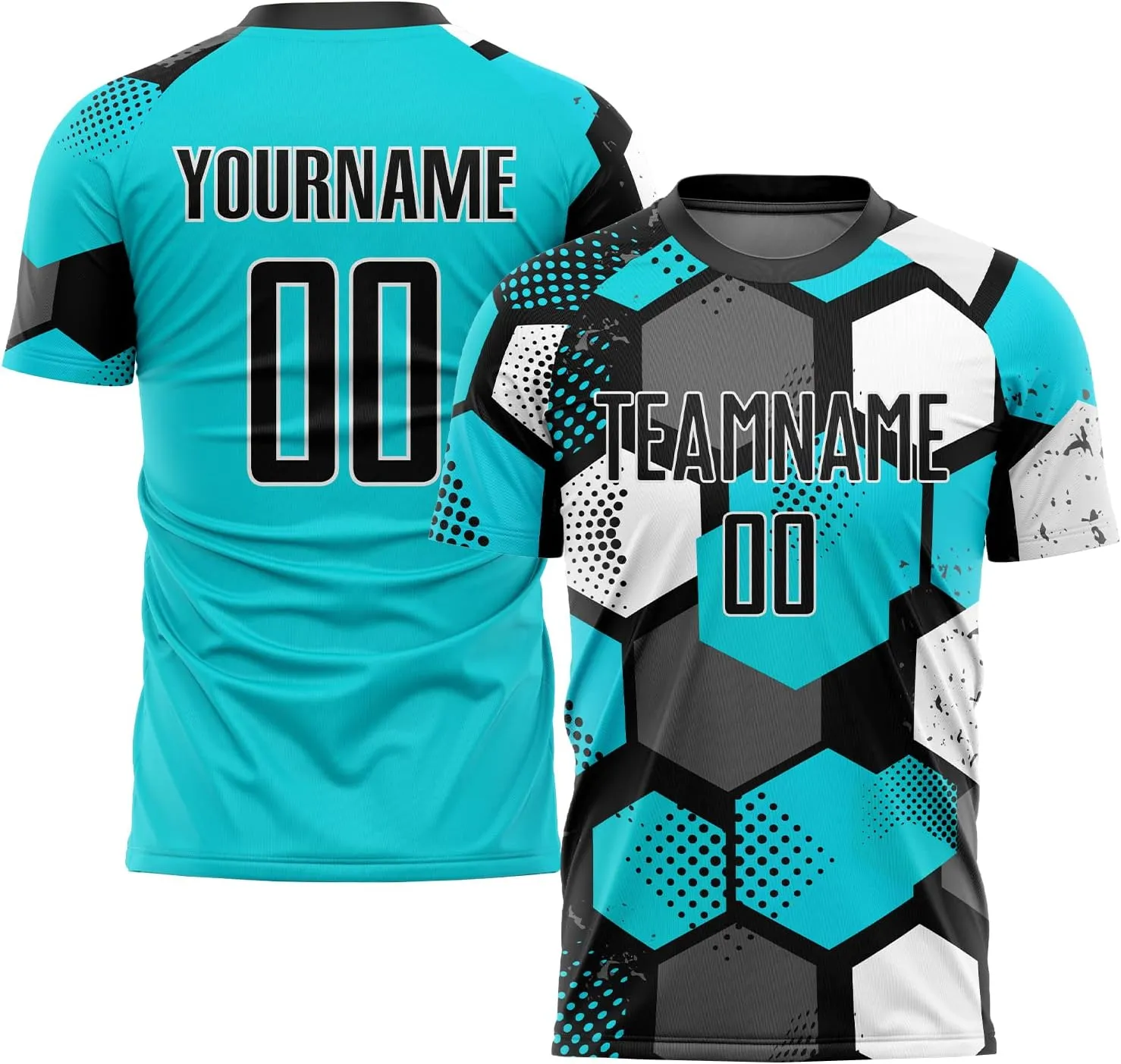 Custom Soccer Jerseys Personalized Soccer T Shirts & Shorts for Men Youth Women Boys, Printed Name Number Team Uniforms