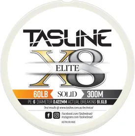 Elite Pure Spectra Solid 8X Strand Braided High Power Premium Fishing Line