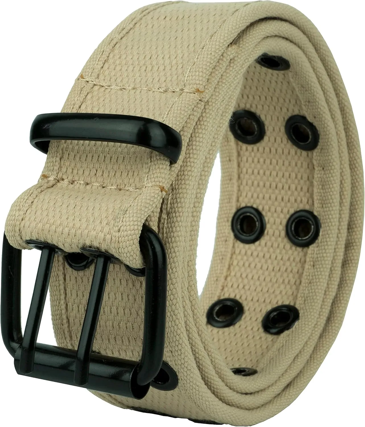 Gelante Canvas Double Grommet Hole Belt 12 Colors