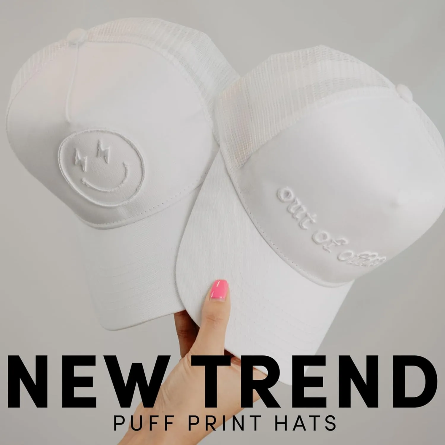 KATYDID 3-D Embroidered Trucker Hat