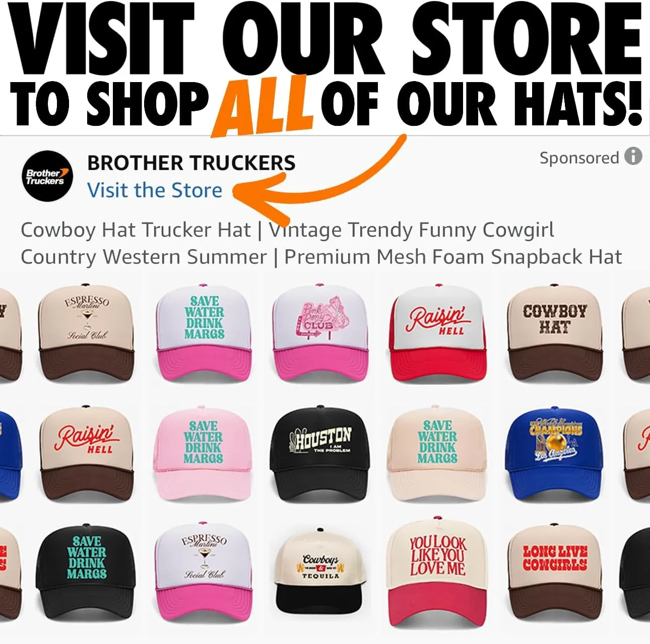 Mama Gang Vintage Trucker Hat | for Moms & Mothers Day | Premium Snapback Baseball Hat for Men & Women