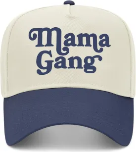 Mama Gang Vintage Trucker Hat | for Moms & Mothers Day | Premium Snapback Baseball Hat for Men & Women