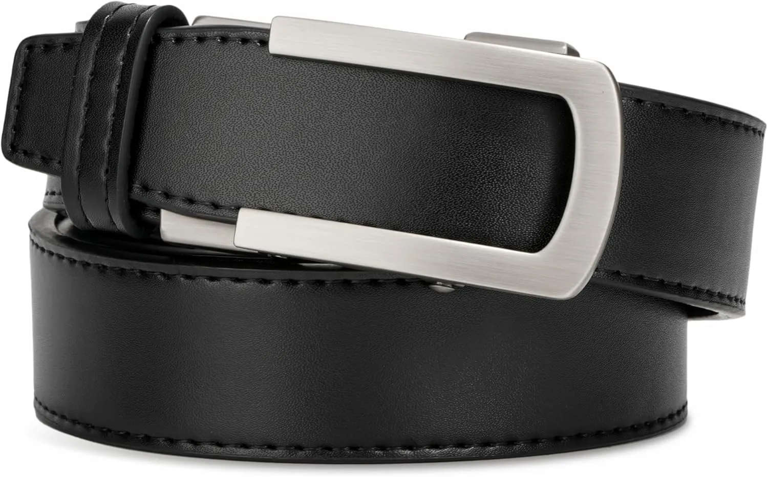 MILORDE Womens Ratchet Leather Dress Belt - Customizable Fit,Fashion & Classic Designs for Dress and Casual 1 1/5"