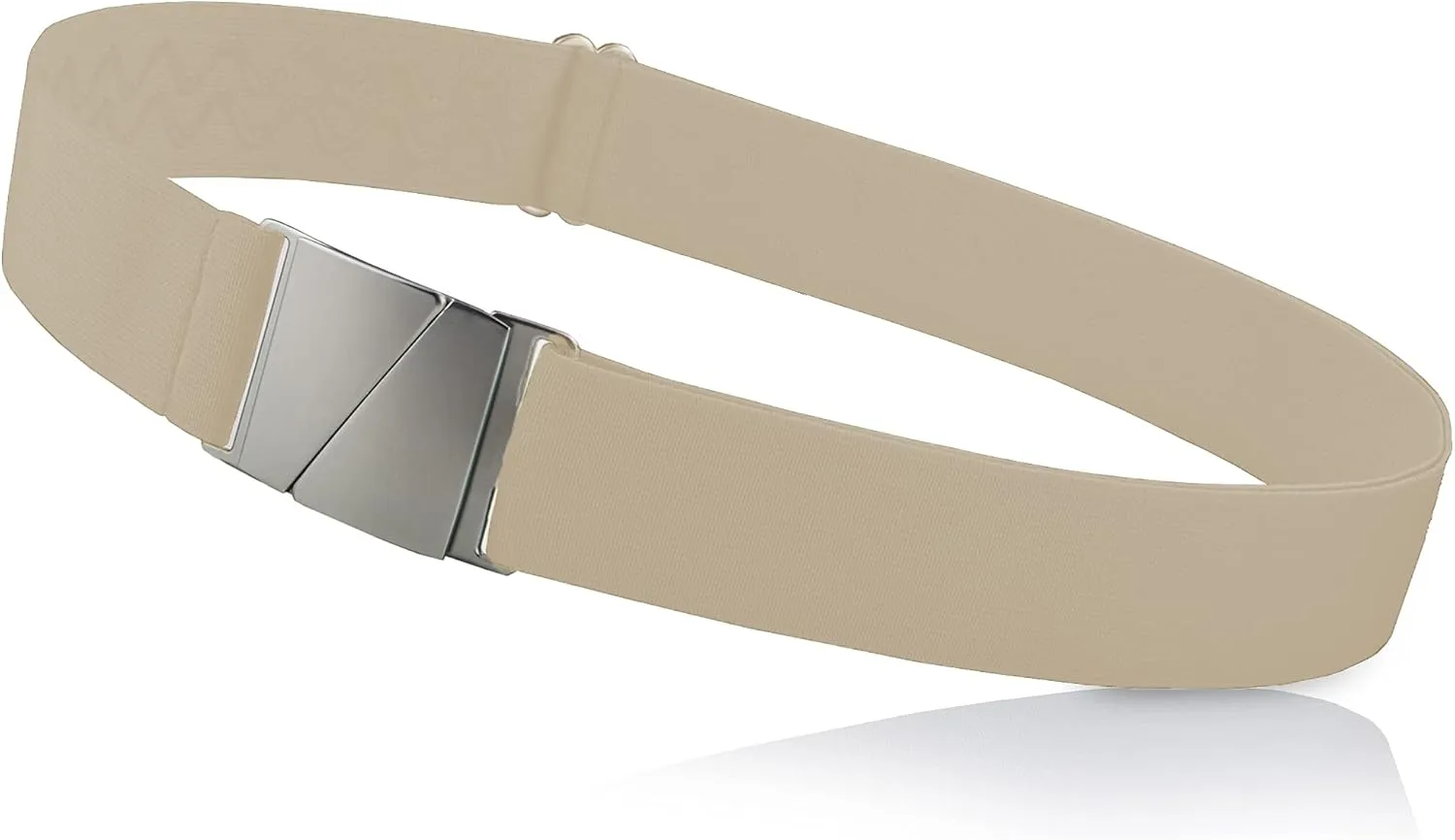 No Show Invisible Elastic Belts for Women & Men 1.5" adjustable Non Slip Fits waist upto 50 Inch. Designed in USA.