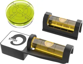 Professional Magnetic Scope Leveling Kit Scope bubble level Tool Scope Mounting Kit, 3 Pieces (Brown)