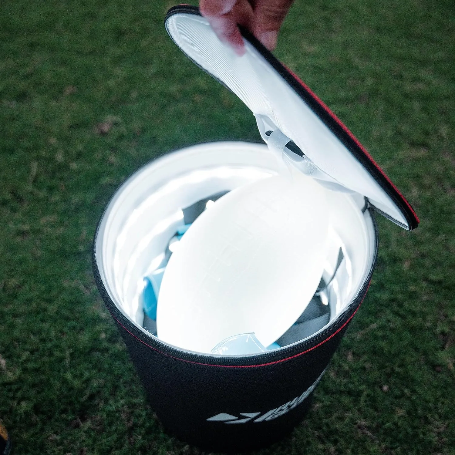 Rukket Glow Quick Charger, LED Recharging Bag for Glow-in-The-Dark Golf, Kickball, Dodgeball, Flag Football, Baseball, Softball, Badminton, Pickleball, and More