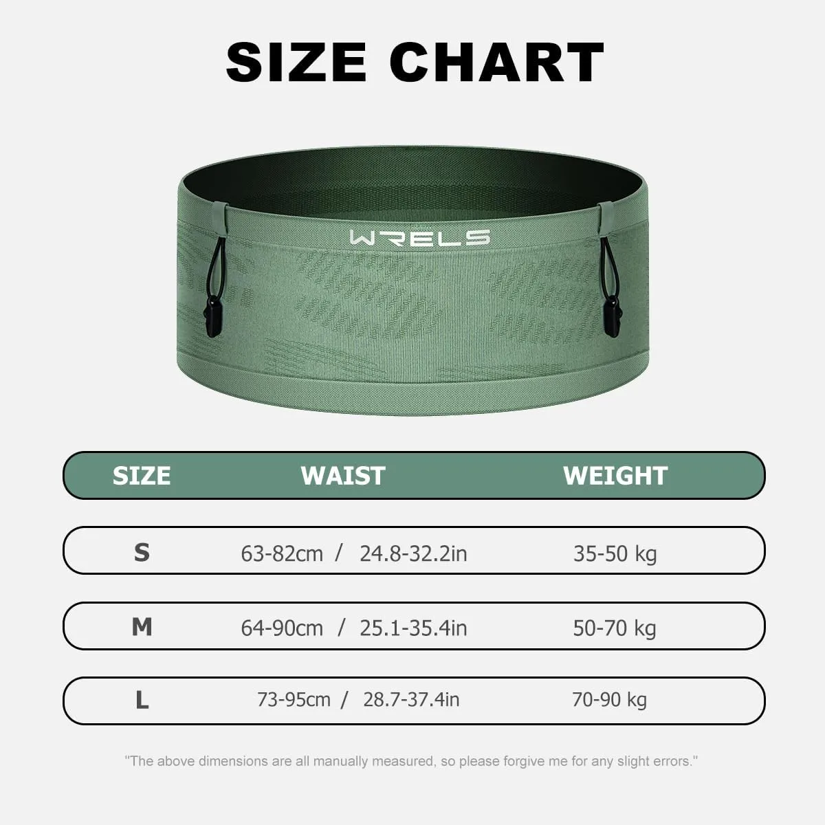 Slim Running Belt with Bib Number Clip,Elastic Phone Holder Fanny Pack for Women Men,Large Capacity Fitness Waist Pack Holds Water Bottle, Keys, Cards