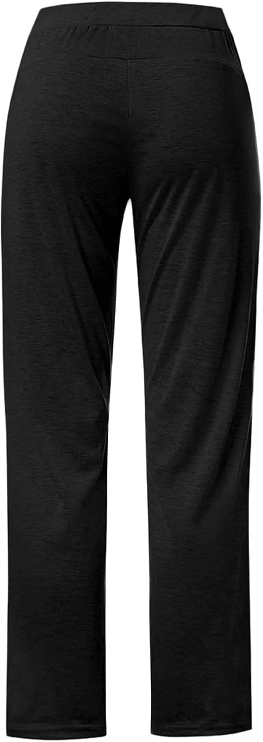 Sweatpants Women Womens Casual Drawstring Pants Solid Wide Leg Loose Sports Running Leisure Time Trousers with Pocket