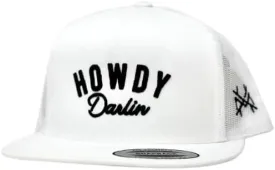 The Mad Hatter, Men & Womens Trucker Hat, Premium Adjustable Snapback for Everyday Wear, Howdy Darlin