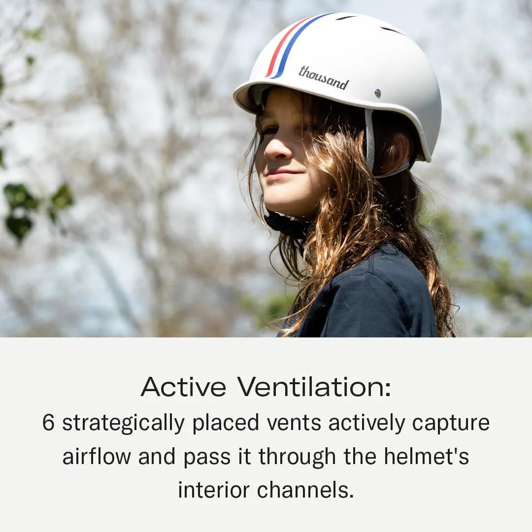 Thousand Kids Helmet  Free Reflective Sticker Pack to Customize, No Pinch Magnetic Buckle, Multi Sport Safety CSPC ASTM CE Certified  Jr Collection