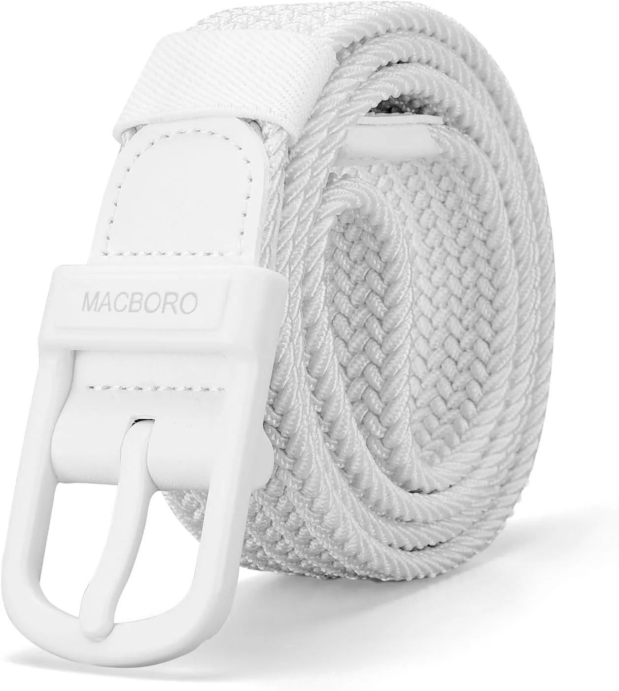 Tsa Approved Hypoallergenic Nickel Free Non Metal Belt for Men Elastic Stretch Braided Golf Accessories Belt