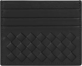 Unaone Slim Minimalist Wallet - Credit Card Holder, Leather Front Pocket Wallet Card Case for Men & Women, Black