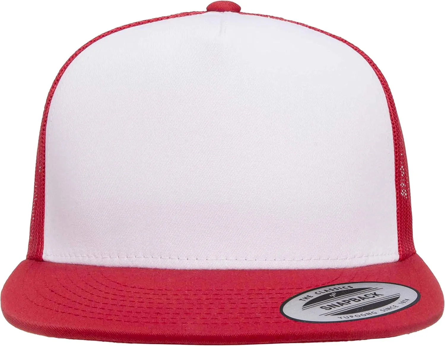 Yupoong Men's Yp Classic Trucker Cap-White Front